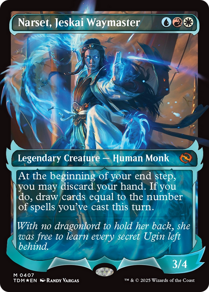 Narset, Jeskai Waymaster (Showcase) [Tarkir: Dragonstorm]