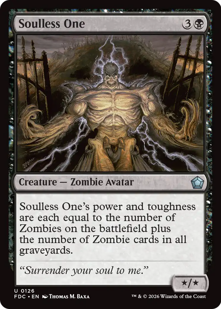 Soulless One [Foundations Commander]