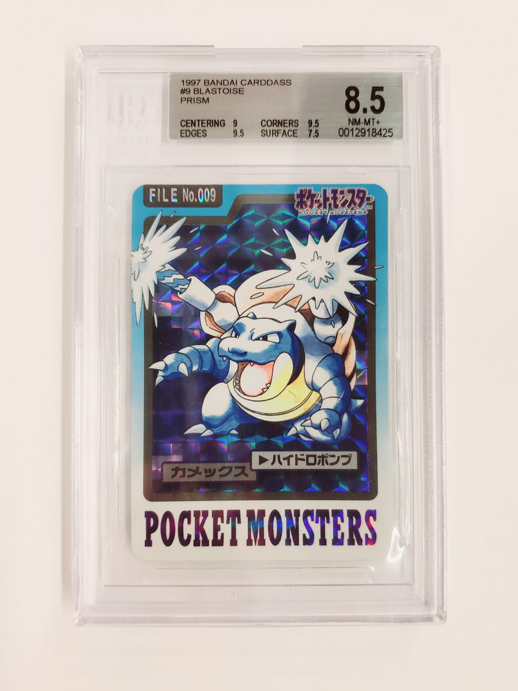 1997 Bandai Blastoise #9 Beckett NM-MT+ 8.5
