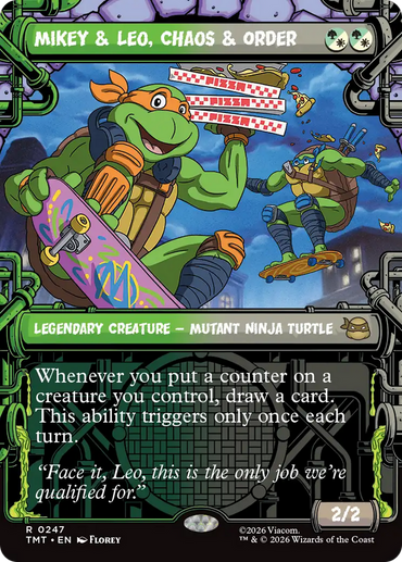 Mikey & Leo, Chaos & Order (Showcase) [Teenage Mutant Ninja Turtles]