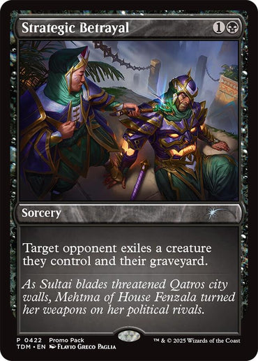 Strategic Betrayal [Tarkir: Dragonstorm Promos]