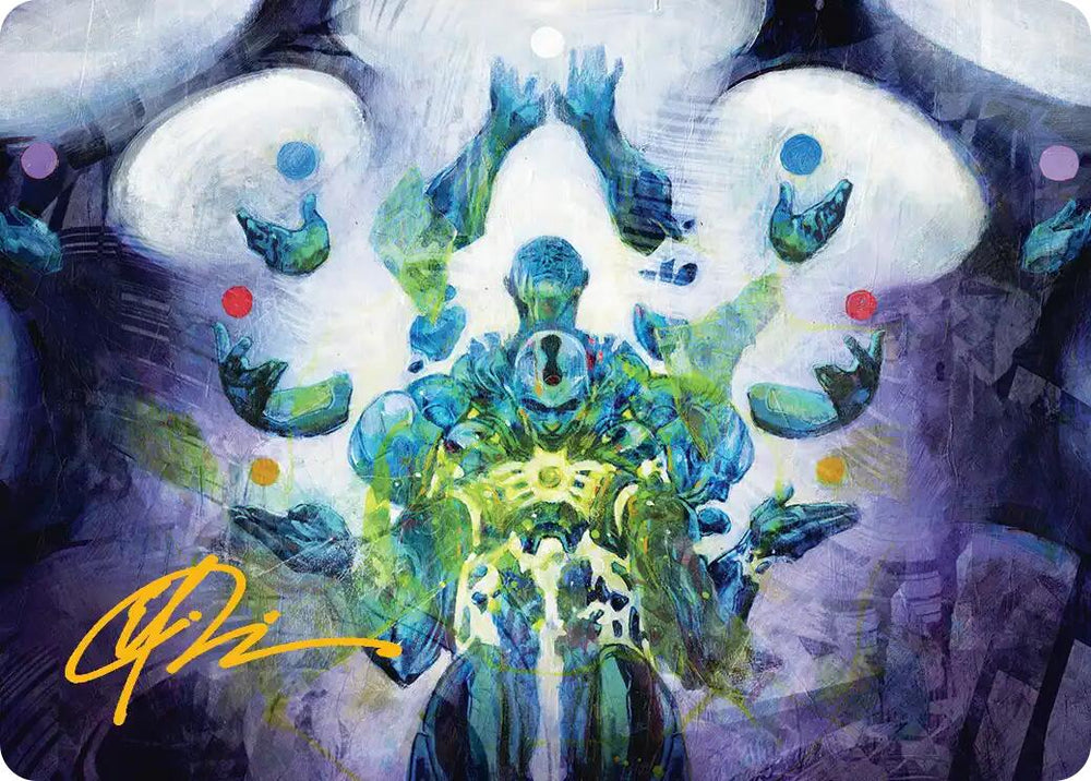 Avatar of Burgeoning Echoes Art Card (Gold-Stamped Signature) [Reality Fracture Art Series]