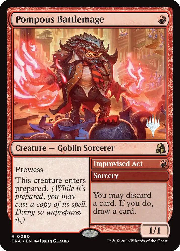 Pompous Battlemage [Reality Fracture Promos]