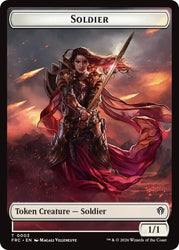 Soldier // Map Double-Sided Token [Reality Fracture Commander Tokens]