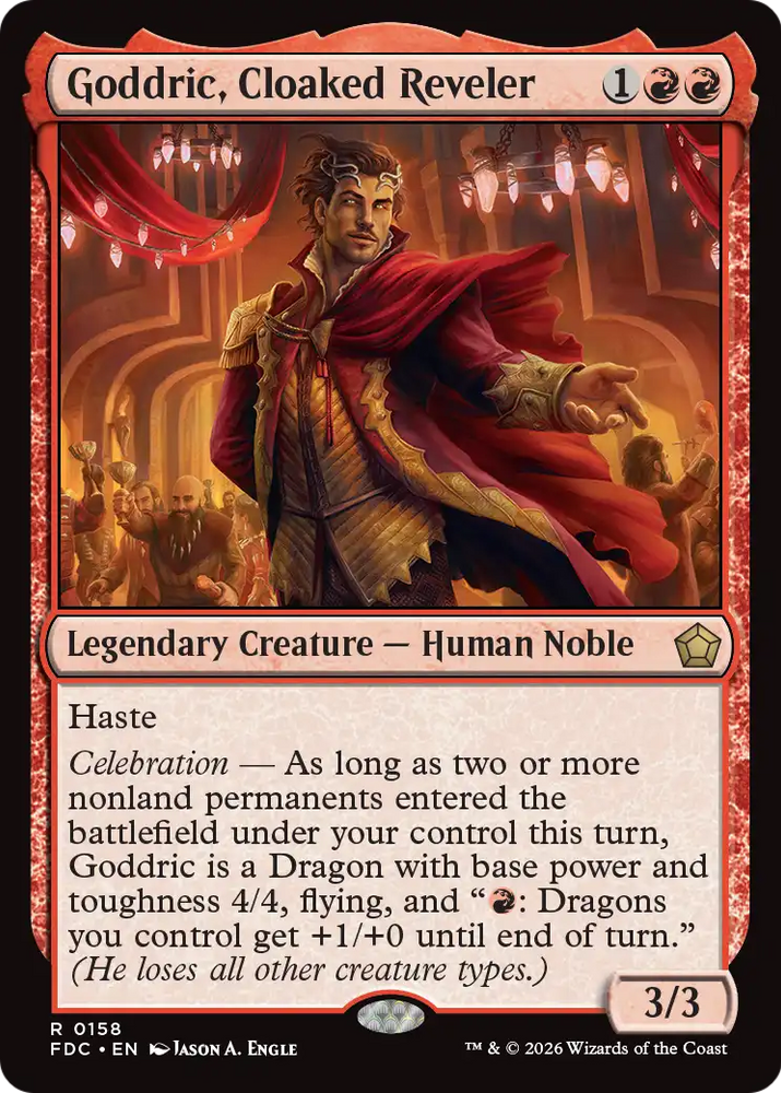 Goddric, Cloaked Reveler [Foundations Commander]