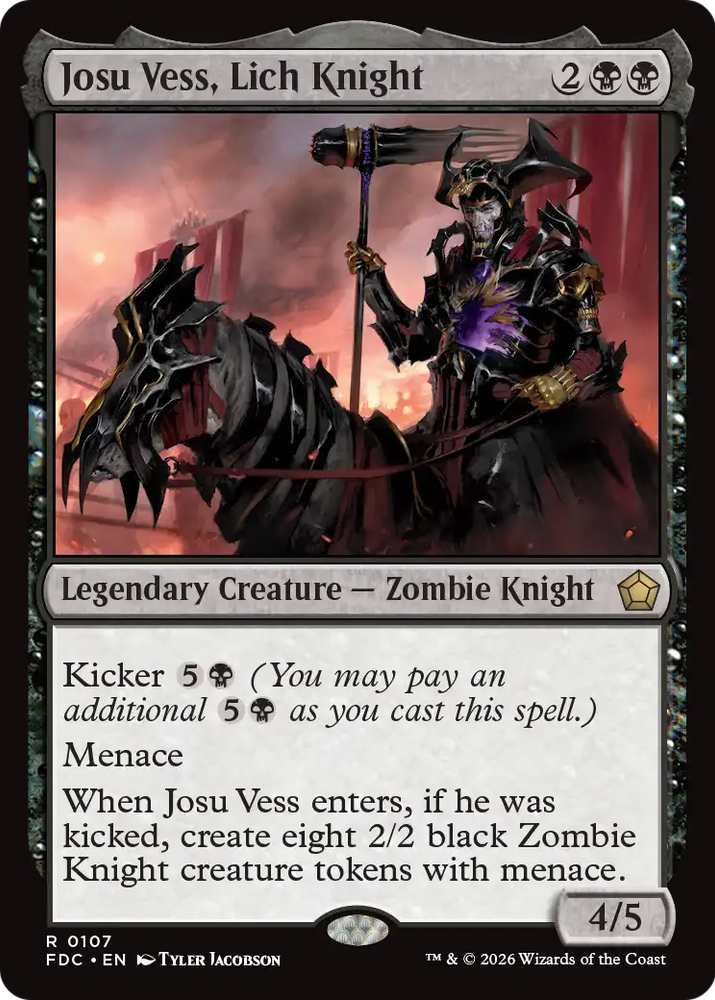 Josu Vess, Lich Knight [Foundations Commander]