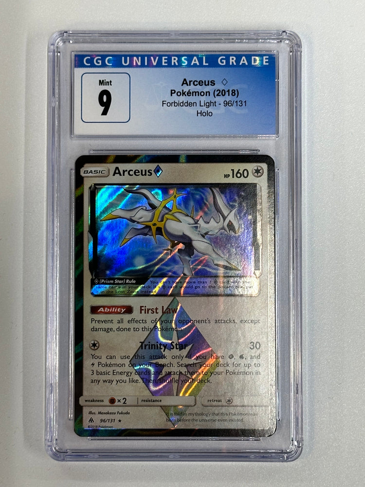 2018 Arceus - Forbidden Light 96/131 - CGC 9