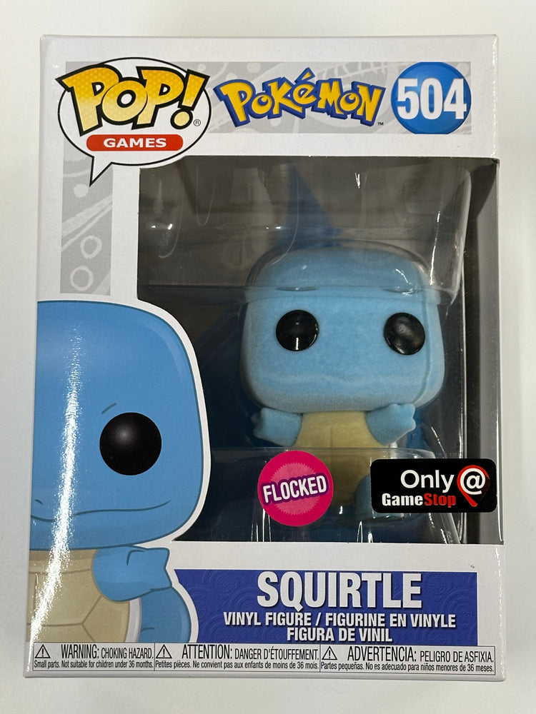 Squirtle Funko Pop #504 Flocked