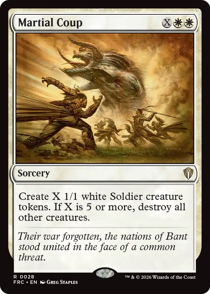 Martial Coup [Reality Fracture Commander]