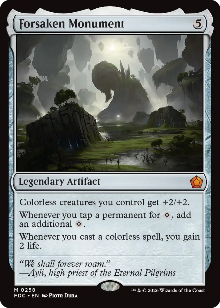 Forsaken Monument [Foundations Commander]